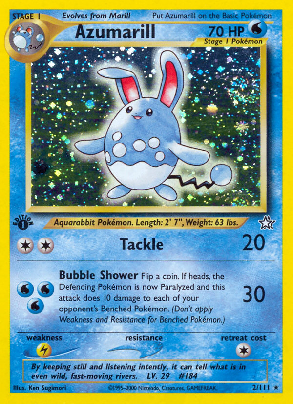 Azumarill 1st Edition