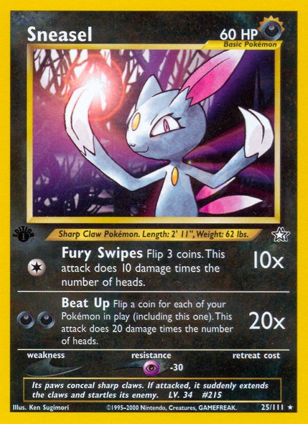 Sneasel 1st Edition