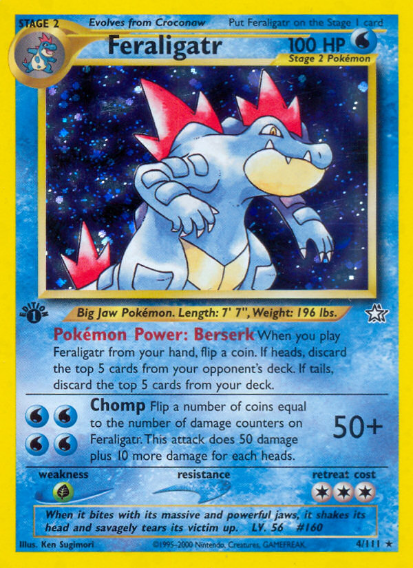 Feraligatr 1st Edition