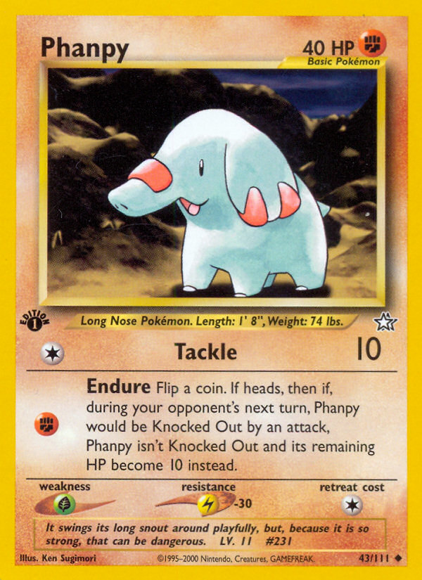 Phanpy 1st Edition