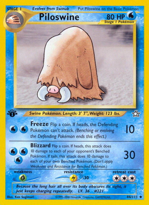 Piloswine 1st Edition