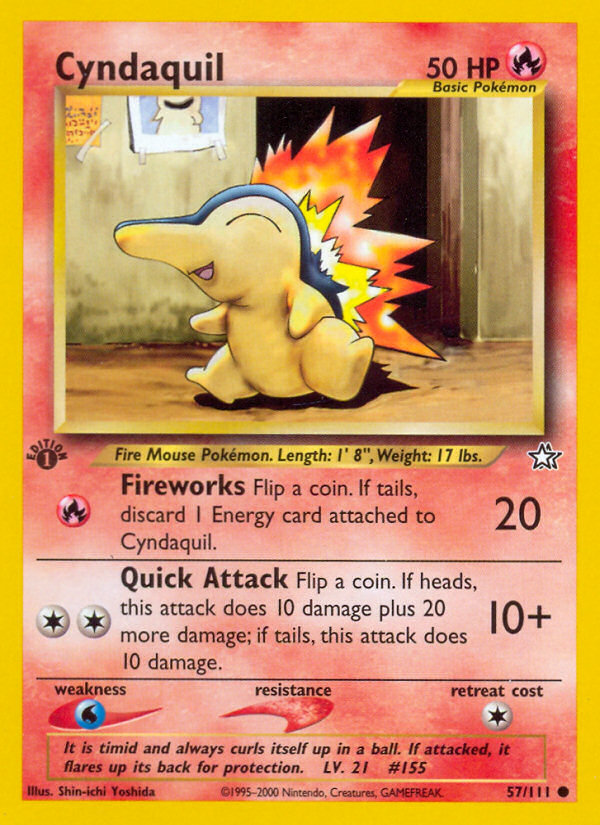 Cyndaquil 1st Edition