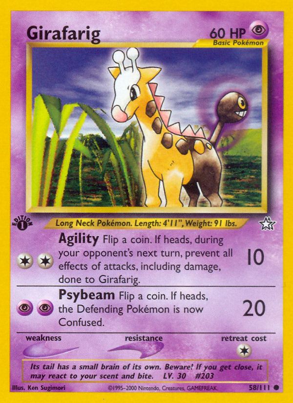 Girafarig 1st Edition