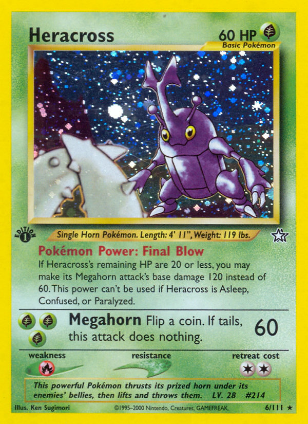 Heracross 1st Edition