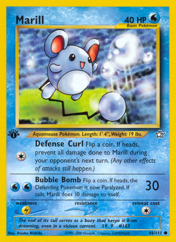 Marill 1st Edition