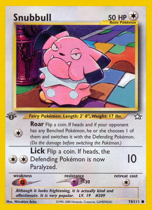 Snubbull 1st Edition
