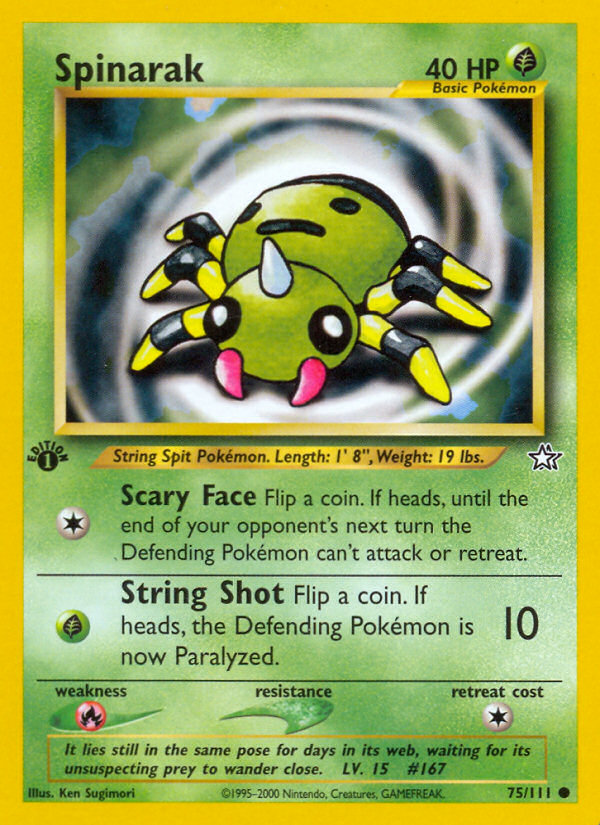 Spinarak 1st Edition