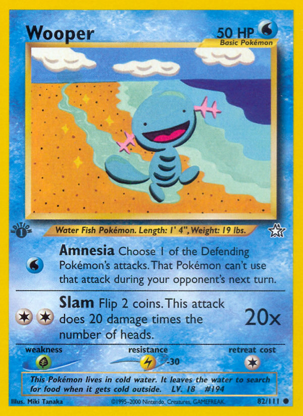 Wooper 1st Edition