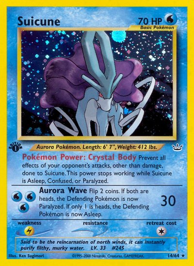 Suicune 1st Edition
