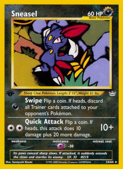 Sneasel 1st Edition