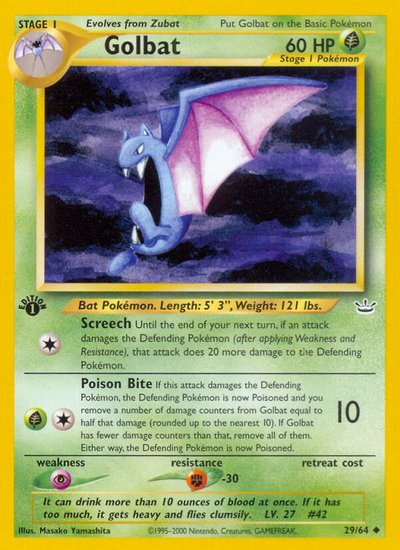 Golbat 1st Edition