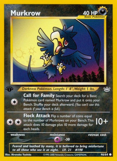 Murkrow 1st Edition