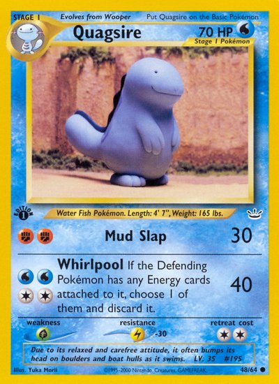 Quagsire 1st Edition
