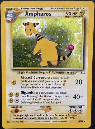 Ampharos Double Holo error