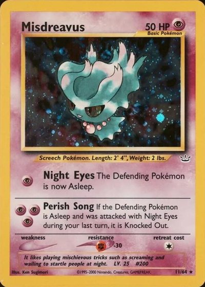 Misdreavus Double Holo error