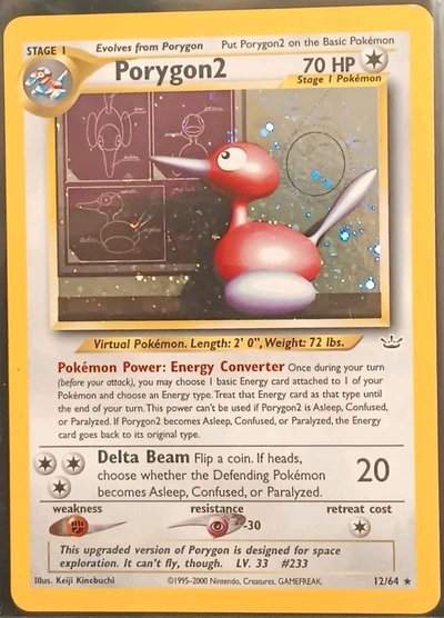 Porygon2 Double Holo error