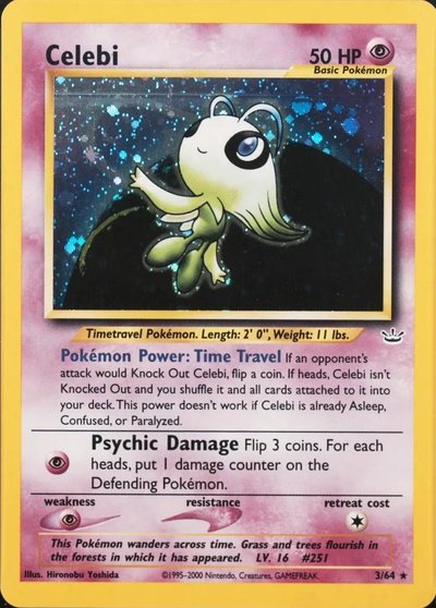 Celebi Double Holo error