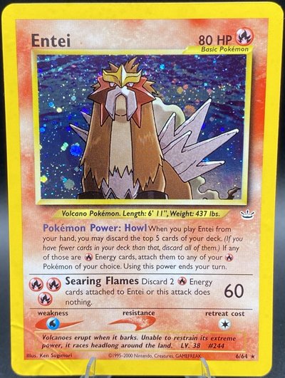 Entei Double Holo error