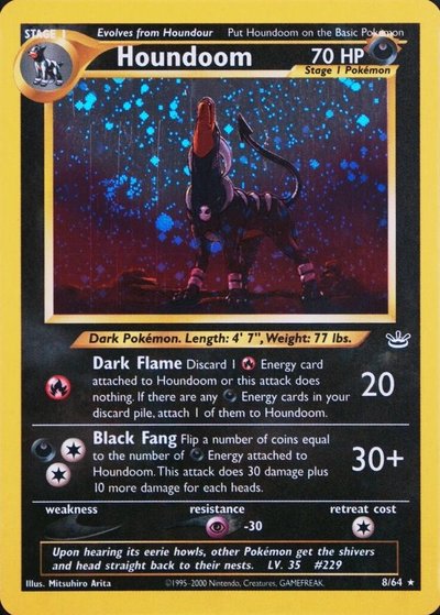 Houndoom Double Holo error