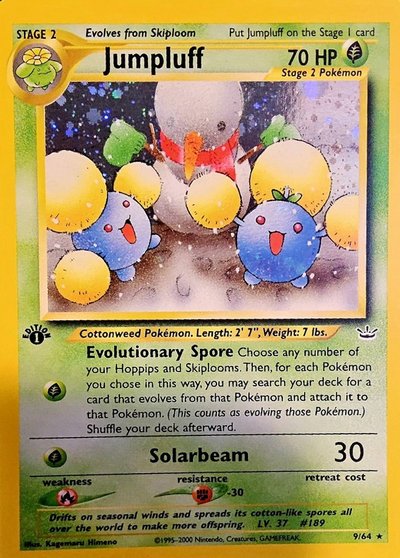 Jumpluff Double Holo error