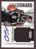 2012-13 Panini Contenders Kawhi Leonard #43 Substantial Signatures Jersey, #115/149 San Antonio Spurs On-Card Autograph front of card