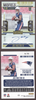 2024 Panini Contenders Joe Milton #106 Midfield Ticket #20/50 New England Patriots On-Card Autograph RC front and back of card