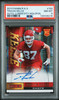 2013 Panini Rookies & Stars Travis Kelce #192 Longevity Holofoil, #64/99 Kansas City Chiefs On-Card Autograph RC PSA 8 front of card