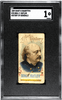 1889 Duke's Cigarettes Benjamin F. Butler N78 History Of Generals SGC 1 front of card