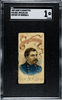 1889 Duke's Cigarettes General McClellan N78 History Of Generals SGC 1 front of card