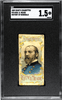 1889 Duke's Cigarettes General George Meade N78 History Of Generals SGC 1.5 front of card