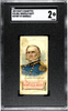 1889 Duke's Cigarettes General Winfield Scott N78 History Of Generals SGC 2 front of card