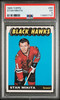1965-66 Topps Stan Mikita #5 Chicago Blackhawks HOF PSA 5 front of card