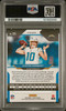 2020 Panini Prizm Justin Herbert #325 Orange Ice Los Angeles Chargers RC PSA 9 back of card