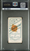 1911 T206 Patsy Dougherty Piedmont 350-460 Arm In Air Factory No. 25 Chicago Amer. PSA 1 back of card