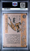 1960 Topps Mickey Mantle #563 All Star New York Yankees HOF PSA 1.5 back of card