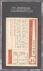1954 Bowman Solly Hemus #94 St. Louis Cardinals SGC 6 back of card
