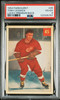 1954 Parkhurst Tony Leswick #45 Lucky Premium Back Detroit Red Wings PSA 4 front of card