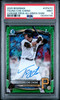 2025 Bowman Chrome Tsung-Che Cheng #CPA-TC Green Shimmer, /99 Pittsburgh Pirates On-Card Autograph RC PSA 9 front of card