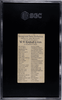 1889 W.S. Kimball & Co. Flies Above N189 Savage & Semi-Barbarous Chiefs & Rulers SGC 4 back of card