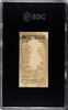 1890 Allen & Ginter Porcupine N21 Quadrupeds SGC 1 back of card