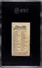 1890 Allen & Ginter Zebra N21 Quadrupeds SGC 1 back of card