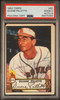 1952 Topps Duane Pillette #82 St. Louis Browns In Person Autograph PSA 2 Auto 8 front of card