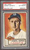 1952 Topps Johnny Schmitz #138 Brooklyn Dodgers PSA Authentic Auto front of card