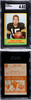 1963 Topps Bart Starr #86 Green Bay Packers HOF SGC 4.5 front and back of card
