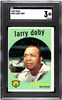 1959 Topps Larry Doby #455 Detroit Tigers HOF SGC 3 front of card
