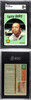 1959 Topps Larry Doby #455 Detroit Tigers HOF SGC 3 front and back of card