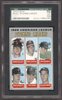1970 Topps AL Pitching Leaders #70 SGC 5.5 front of card