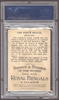 1911 T99 The Fourth Bridge Sights & Scenes Of The World Factory No. 2 PSA 2 back of card