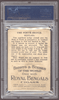 1911 T99 The Forth Bridge Sights & Scenes of the World Factory No. 2 PSA 2 back of card