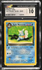 2000 Pokemon Team Rocket Dark Wartortle #46 1st Edition CGC 10 front of card